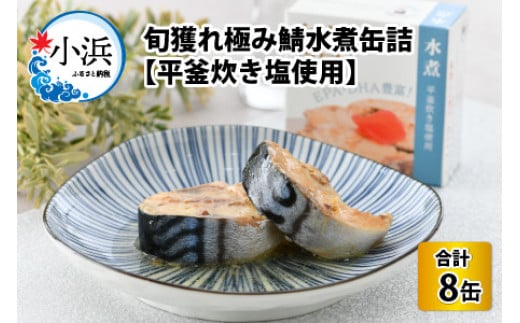 旬獲れ極み鯖水煮缶詰 【平釜炊き塩使用】 8缶｜着日指定可 サバ缶 鯖缶 さば缶 鯖 サバ さば 缶詰 サバ缶詰 鯖缶詰 缶 詰合せ 詰め合せ セット 非常食 防災 備蓄 常温 常備食 保存食