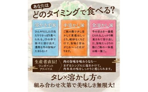 【12月発送】発送月が選べる！受賞歴多数！人気の牛とろ丼セット 500g 牛とろのお肉でつくった醤（ひしお）付き_S006-0023