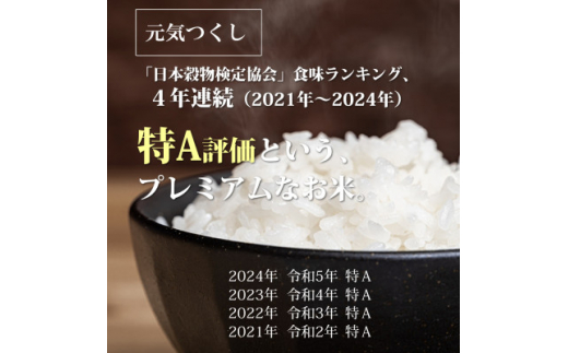 福岡県産 元気つくし・夢つくしの食べ比べセット 5kg×各1袋 [玄米](水巻町)【1445294】