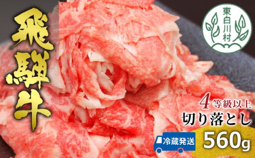 【2025年3月発送】飛騨牛 4等級以上 切り落とし 560g 牛肉 和牛 肉 切落し ブランド牛 4等級 5等級 国産 10000円