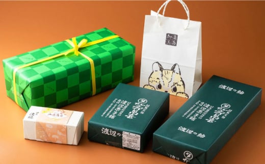 【全3回定期便】対馬 菓子 詰め合わせ【渡辺菓子舗】《対馬市》 特産品 かすまき 和菓子 島土産 スイーツ お土産 お菓子 せんべい 最中 もなか あんこ [WBT002]