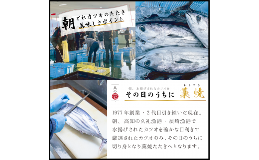 厳選 朝獲れ 切れてる カツオ タタキセット 300g ～ 350g タレ付き 冷凍 ( かつお たたき 鰹 鮮魚店 海鮮 魚介 おかず おつまみ 惣菜 晩ごはん 本場 高知 藁焼き 燻製 タレ スライス カット 済み 切れ てる かつおのたたき 鰹のたたき 燻香 )