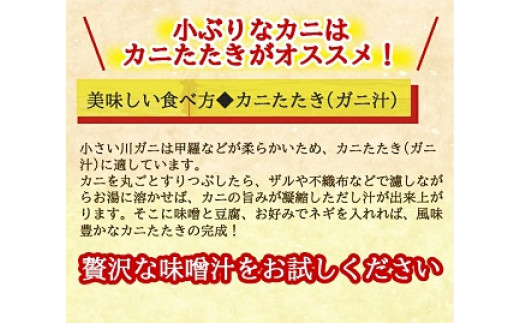 972　生・天然モクズガニ 1.7kg以上 小ぶりサイズ17～24匹