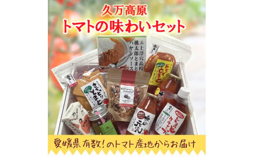 トマトの詰め合わせ「高原トマトお楽しみセット」｜トマト 高原 野菜 ハーブ ケチャップ クラッカ ドライトマト トマトソース  ギフト 贈答 プレゼント 愛媛 久万高原町  