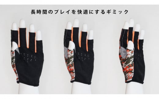 e-Spors Glove アケコンタイプ (サイズL×オレンジ)