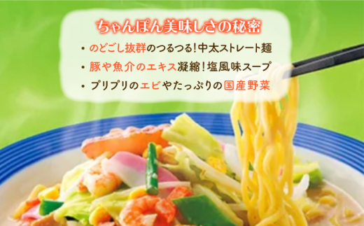 あの人気店の味をおうちで！【6回定期便】ちゃんぽん・皿うどん8食セット（各4食）吉野ヶ里町/リンガーフーズ [FBI012]