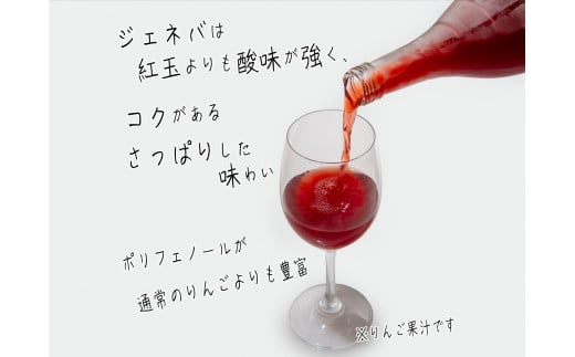 風丸農場　赤いりんごと完熟紅玉のジュースセット　無添加 青森県産　720ml各1本 計2本