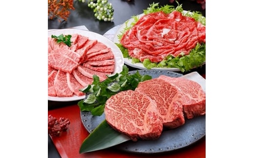 定期便(12回)鹿児島県産A5等級黒毛和牛三昧 JJ-0017_ 肉 お肉 牛肉 霜降り シャトーブリアン 赤身 ブロック 切り落とし サーロイン ステーキ 焼肉 すき焼き すきやき しゃぶしゃぶ 人気 送料無料 【1166761】