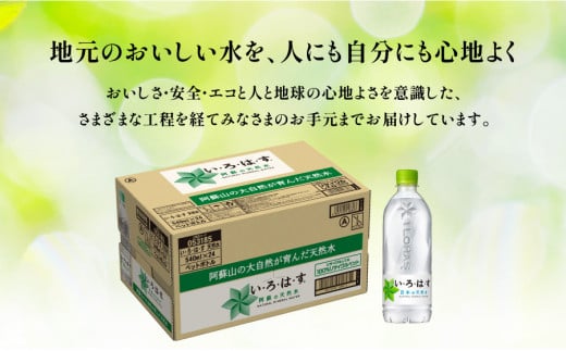 【定期便12回】い・ろ・は・す天然水 540ml×24本