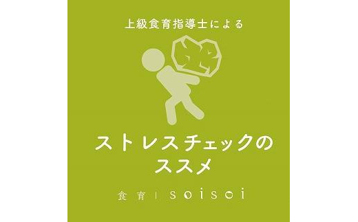 ストレスチェック&あなたのなりたいを叶える食提案付 自然派プロティンバー作り体験チケット【1名様 約２時間】