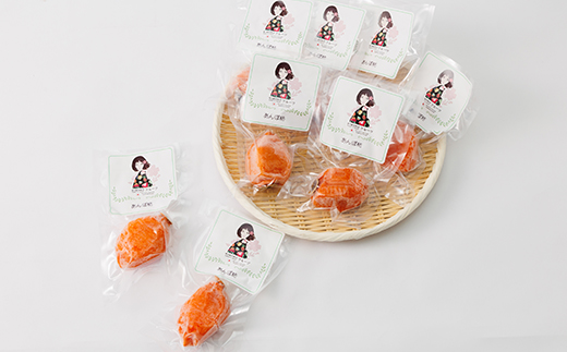 ＜KIMONO FRUITS＞冷凍柿　あんぽ柿(徳島産)大玉8個入り　【1375657】