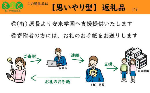 【思いやり型返礼品】児童養護施設安来学園の子どもたちを応援しよう！（寄附額３万円）【返礼品なし 返礼品無し 支援 応援】