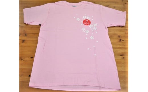 【クマノザクラTシャツ：ピンク1枚　Ｌサイズ】