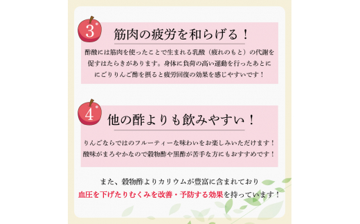 にごり黄金の りんご酢 5本セット [a9141] 道の駅歓遊舎ひこさん出品者協同組合 【返礼品】添田町 ふるさと納税