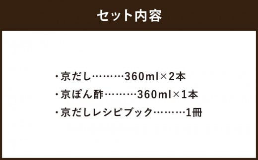 【津乃吉】京のだし醤油・ぽん酢セット