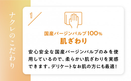 【2回配送/3ヶ月に1回定期便】ナクレ ティッシュボックス 50個 ティッシュ ボックスティッシュ 紙  厚手 キッチン 日用品 消耗品 防災 収納 備蓄 金ケ崎 金ヶ崎