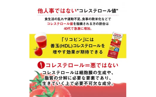 【定期便 10ヶ月】 カゴメ トマトジュース 200ml 96本×10回 【 野菜ジュース 紙パック 定期便 カゴメトマトジュース トマト 100％ ジュース 飲料 セット 健康 リコピン GABA 着色料 保存料 不使用 機能性表示食品 完熟 野菜飲料 ドリンク 野菜ドリンク 備蓄 長期保存 防災 飲みもの かごめ kagome KAGOME 長野県 富士見町 】