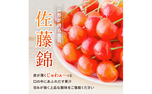 【2024年6月発送】「秀品」さくらんぼ佐藤錦約600g（L以上・150g×4パック詰）_H109(R6)