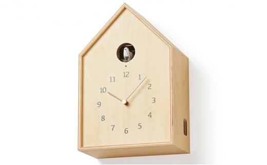 Birdhouse Clock / ナチュラル（NY16-12 NT）レムノス Lemnos 時計[№5616-1041]