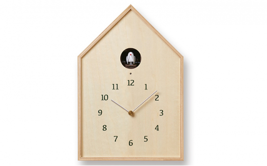 Birdhouse Clock / ナチュラル（NY16-12 NT）レムノス Lemnos 時計[№5616-1041]