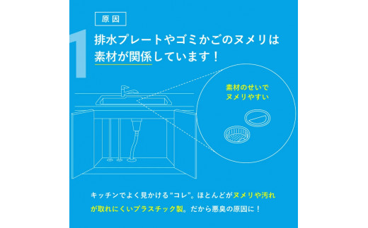 キッチン シンク用 ステンレス 排水口交換キット 亀山市/丸一株式会社 キッチン用品 台所 日用品 [AMAS002]