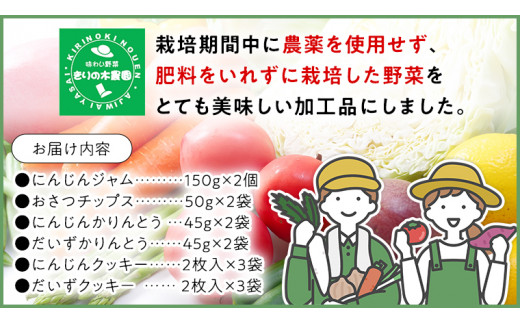 【 先行予約 】 自然野菜の お菓子 詰め合わせ セット （ 2024年12月頃より順次発送開始 ） 手作り クッキー かりんとう おつまみ 野菜 ジャム さつまいも にんじん 大豆