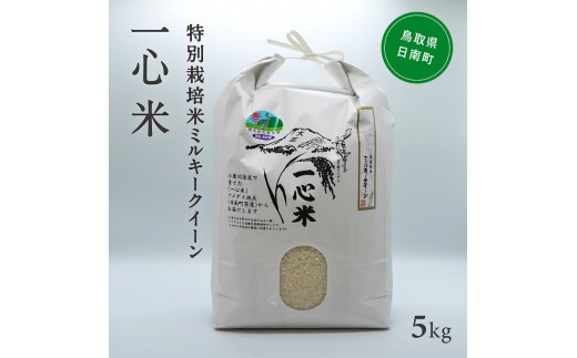 【新米・予約】 令和6年産 矢原一心ファーム 特別栽培米 ミルキークイーン 5kg 米 お米 おこめ 鳥取県日南町 特別栽培