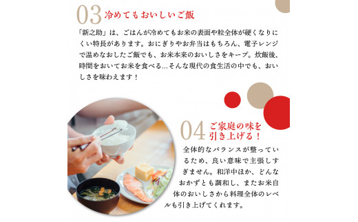 【2024年12月下旬発送】【定期便】令和6年産 新潟県上越・妙高産新之助2kg×6回（計12kg）