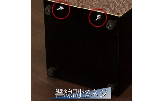 [№21-0148]カホン(スナッピー付、響線8本)・バッグ・教則本の３点セット TCA-3(cajon-set)(ブラウン)