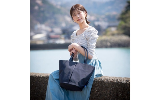 豊岡鞄　For The Blue Marche Tote M （Dブルー）