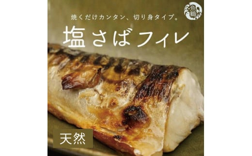 塩さばフィレ 8枚入（真空パック入）/さば サバ 鯖 フィレ 切り身 切身 魚 海鮮 焼き魚 おかず【uot404】