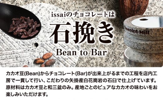 石挽きガトーショコラ＆チョコアイスセット 石挽きショコラ 1本 チョコアイス 6個 石挽きカカオissai 《30日以内に出荷予定(土日祝除く)》岡山県 矢掛町 チョコレート ガトーショコラ アイス カカオ