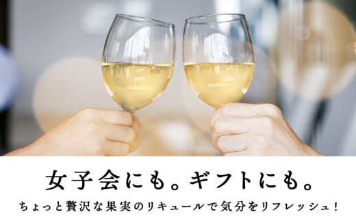 果汁たっぷり！そのまま飲める♪リキュール　おまかせ２種飲み比べセット＜余市リキュールファクトリー＞