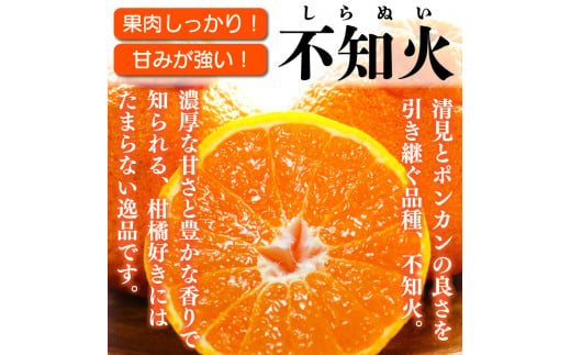 先行予約 贈答用 不知火 2.3kg 7～10 個 しらぬい デコポン みかん 蜜柑 果物 フルーツ 柑橘 オレンジ ゼリー ジュース アイス ケーキ デザート スイーツ ジャム 糖度 甘い ギフト プレゼント 贈答 ビタミン 美容 健康 送料無料 徳島県 阿波市 サトウ農園