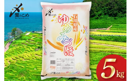 【期間限定発送】 米 令和6年 ゆめみづほ 精米 5kg [中橋商事 石川県 宝達志水町 38600958] お米 コメ 白米 ごはん 美味しい 石川