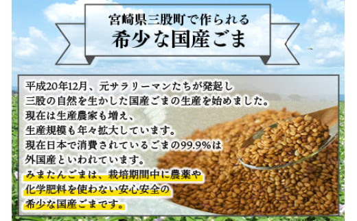 数量限定＜生搾り 金ごま油2本セット＞(100g入り×2本)宮崎県産金ごま使用！すっきりとしたごま本来のピュアな味が特徴！【MI248-sm】【しも農園】