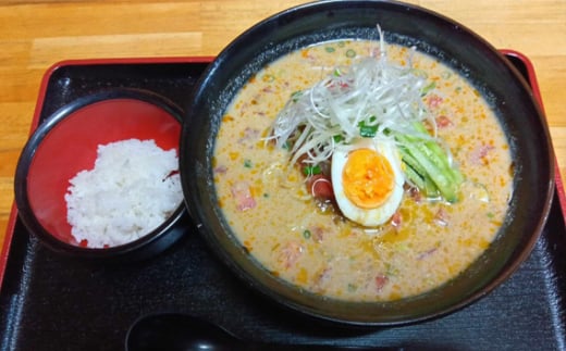 No.447 ちゃんこ屋のラーメン 10袋セット ／ ピリ辛スープ 麺類 つけ麺 送料無料 埼玉県