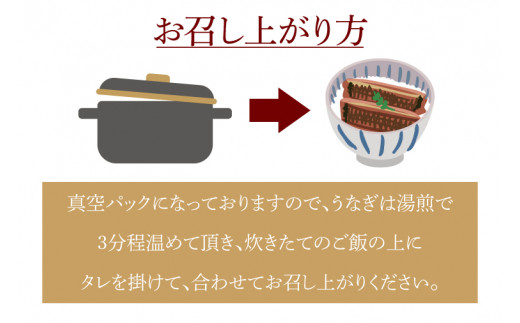 【ぬりや】蒲焼（真空パック）三人前 【鰻 ウナギ 土用丑の日 土用 丑の日 かば焼き 蒲焼き 白焼 たれ焼き】(GW-4)