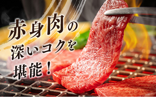 赤身主体の黒毛和牛＜都萬牛＞焼肉セット 300g【B575】