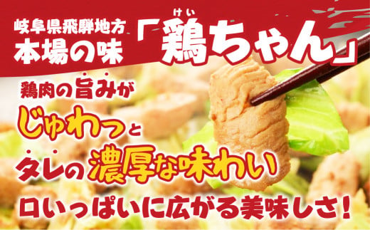 萩屋ケイちゃん 大人の灼熱セット　ピリ辛みそ味・カレー味・幻のコショウ味（各230g×2）計6パック 冷凍配送 けいちゃん 鶏ちゃん 萩原チキンセンター けーちゃん ケーちゃん