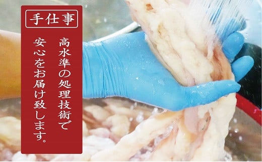 味付きホルモン小腸700g(350g×２)　鹿児島黒毛和牛【尾崎牧場】