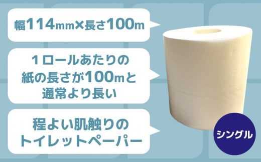 【3か月定期便】トイレットペーパー シングル 大容量 100巻 ファースト ハード【トイレットペーパー シングル エコ SDGs FIRST 日用品 消耗品 備蓄品 業務用 大容量 無包装 ロングタイプ 肌触り】F3-C083308