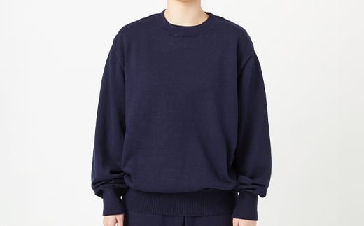 A3: A SWEATER IS FOR EVERYDAY. Pullover NAVY ネイビー カシミヤセーター 服 洋服 ユニセックス メンズ レディース ブランド 数量限定 山形県 山辺町 サイズ2 yt-sepon2