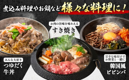 博多和牛切り落としミックス 500g × 2《60日以内に出荷予定(土日祝除く)》牛 牛肉 切り落とし 和牛 博多 博多和牛 セット 富士商株式会社 送料無料