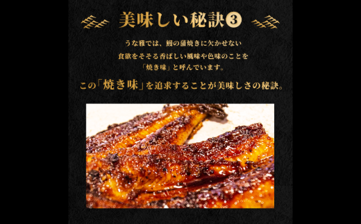 鰻の名店『うな雅』が手がける 国産手焼き鰻蒲焼き 3尾 450g～500g 秘伝のたれ 山椒 付き ! うなぎ 鰻 手焼き 国産 熊本 美里町 熊本県 蒲焼 かば焼き タレ 土用の 丑の日 お取り寄せ グルメ ウナギ たれ 送料無料 特産品 国産 九州 蒲焼 冷凍 鰻丼 鰻重