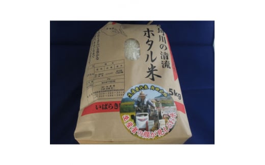 ＜令和6年産＞城里町内・桂農産の＜那珂川の清流ホタル米＞　5kg【1338669】