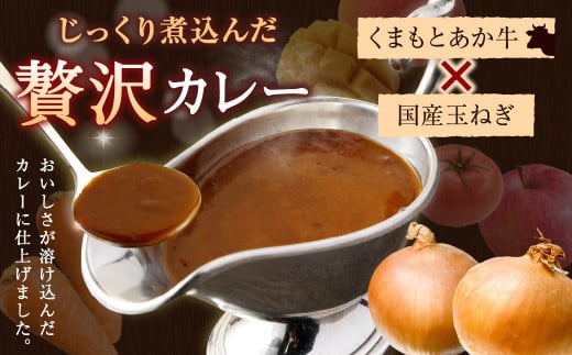 熊本県産 あか牛使用 くまもとあか牛 ビーフカレー 4人前