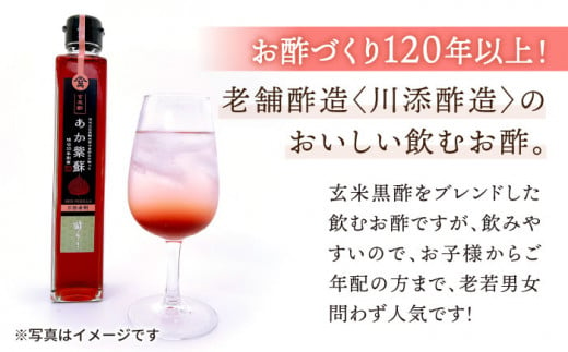 【12/22入金まで 年内配送 】酢 玄米酢 酢らり 大瓶 2本 （あか紫蘇）＜川添酢造＞ [CDN055] 長崎 西海 酢 飲む酢 ビネガー 果実酢 ポン酢 調味料 酢 贈答 ギフト セット