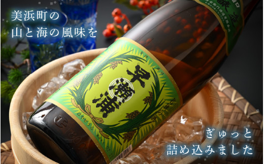 本醸造 1800ml × 2本 セット(のし無し)【日本酒 地酒 福井 美浜 早瀬 フルーティ 男酒 硬水 ミネラル 希少 ご褒美 家飲み】[m16-a016]