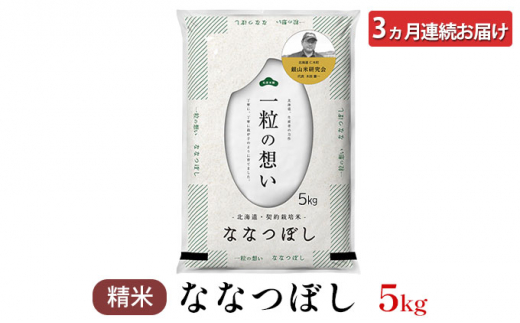 ◆2023年2月より順次出荷◆3ヵ月連続お届け 銀山米研究会のお米＜ななつぼし＞5kg